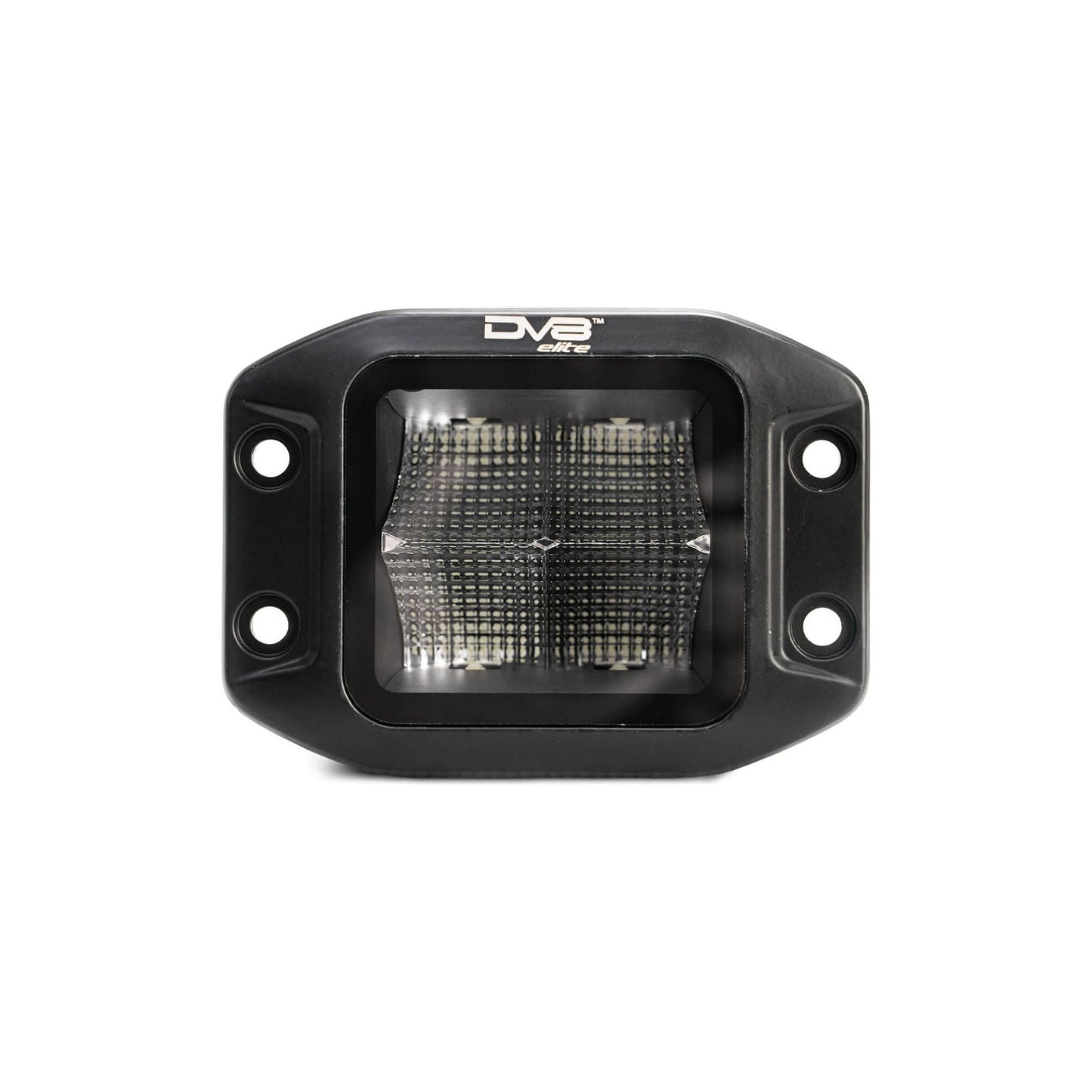 DV8 Off-Road 3-Inch Elite Series LED Flush Mount Pod Light Single Pod C3| BE3FMW40W