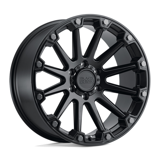 Black Rhino Hard Alloys PINNACLE SEMI GLOSS BLACK W/ GUNMETAL BOLTS