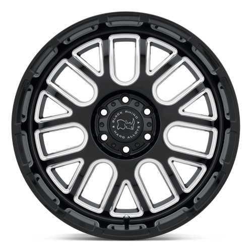 Black Rhino Hard Alloys PISMO GLOSS BLACK W/ MILLED SPOKES