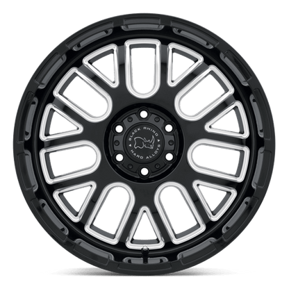 Black Rhino Hard Alloys PISMO GLOSS BLACK W/ MILLED SPOKES