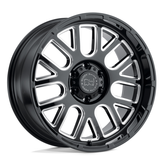 Black Rhino Hard Alloys PISMO GLOSS BLACK W/ MILLED SPOKES