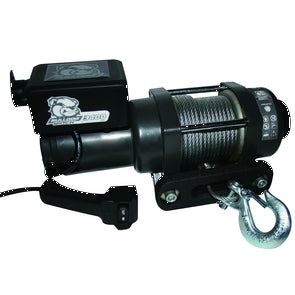 BULLDOG WINCH 3400LB TRAILER/UTILITY WINCH, 45ft WIRE ROPE, ROLLER FRLD, MNT PLATE 15017