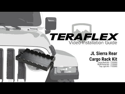 TERAFLEX SIERRA REAR CARGO RACK 18-Current Wrangler JL, 4-Door