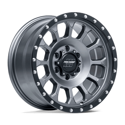 Pro Comp Alloys PA34 ROCKWELL MATTE GRAPHITE WITH BLACK LIP