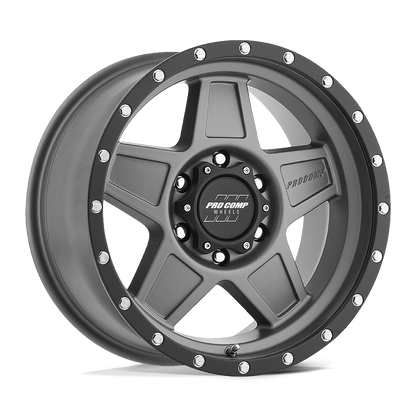 Pro Comp Alloys PA35 PREDATOR DARK GRAY WITH BLACK LIP