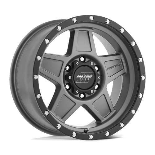 Pro Comp Alloys PA35 PREDATOR DARK GRAY WITH BLACK LIP