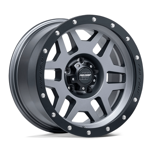 Pro Comp Alloys PA41 PHASER MATTE GRAPHITE WITH BLACK LIP
