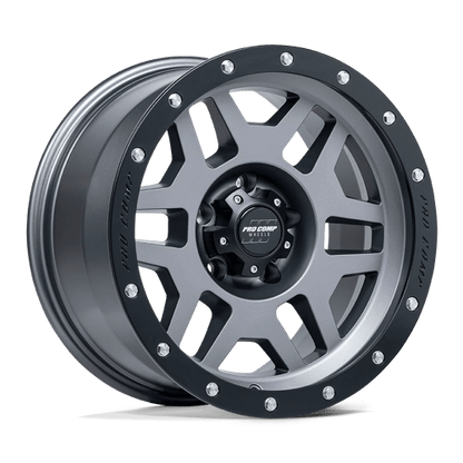 Pro Comp Alloys PA41 PHASER MATTE GRAPHITE WITH BLACK LIP