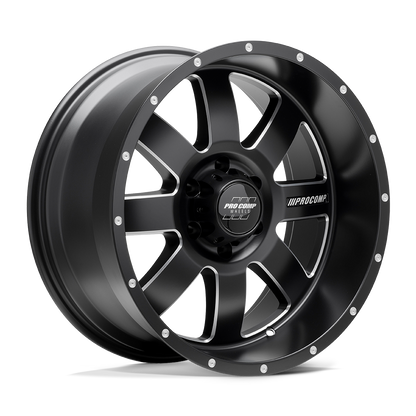 Pro Comp Alloys PA73 TRILOGY SATIN BLACK MILLED