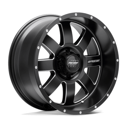 Pro Comp Alloys PA73 TRILOGY SATIN BLACK MILLED