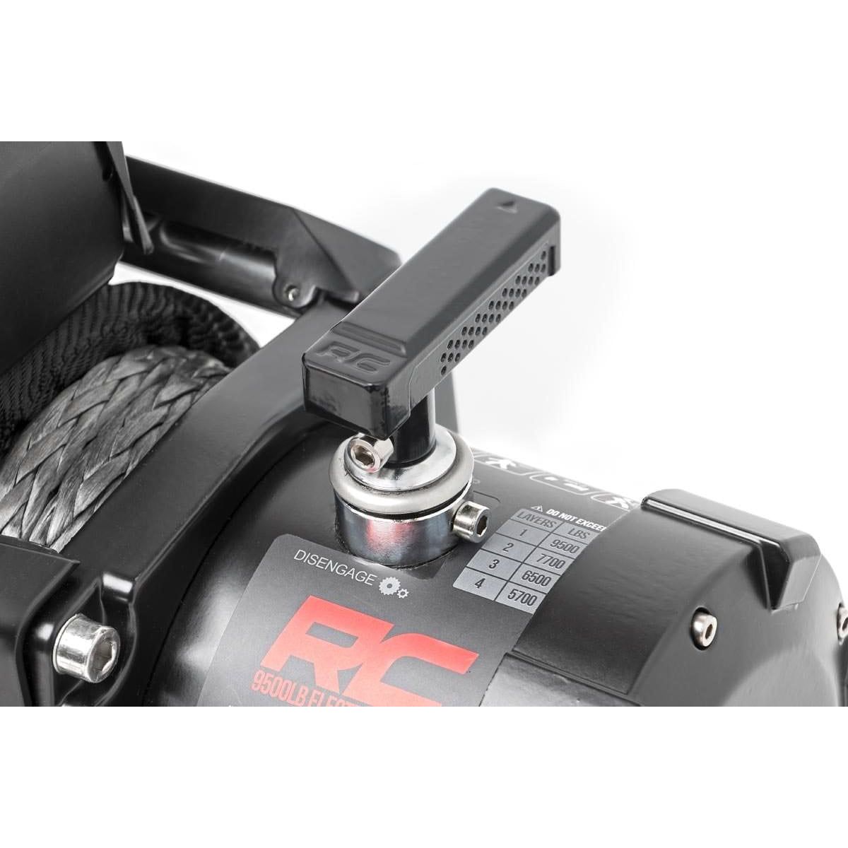 ROUGH COUNTRY 9500-Lb Pro Series Winch | Synthetic Rope | PRO9500S