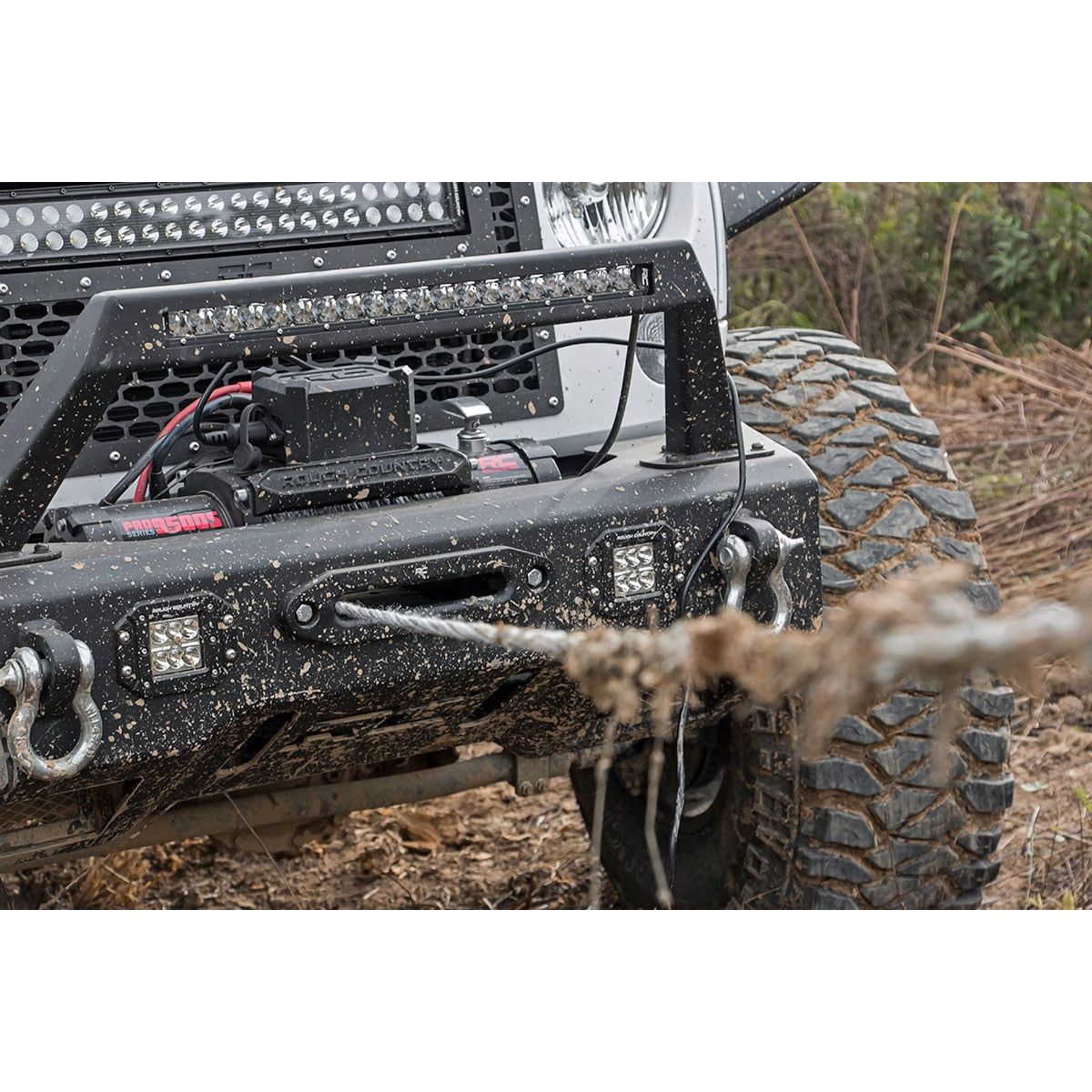 ROUGH COUNTRY 9500-Lb Pro Series Winch | Synthetic Rope | PRO9500S