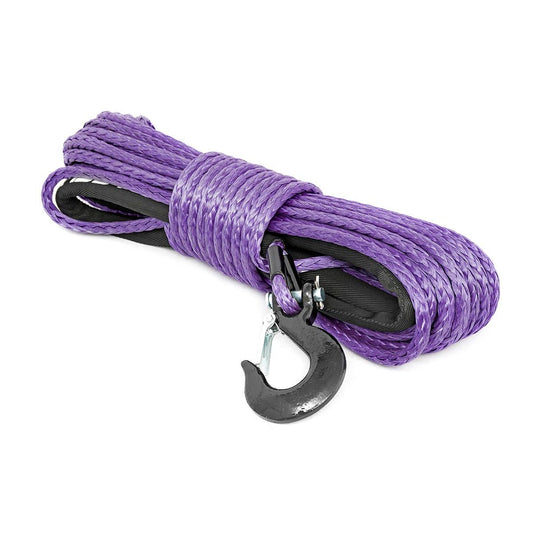 ROUGH COUNTRY Synthetic Rope | 3/8 Inch | 85 Ft | Purple | RS112
