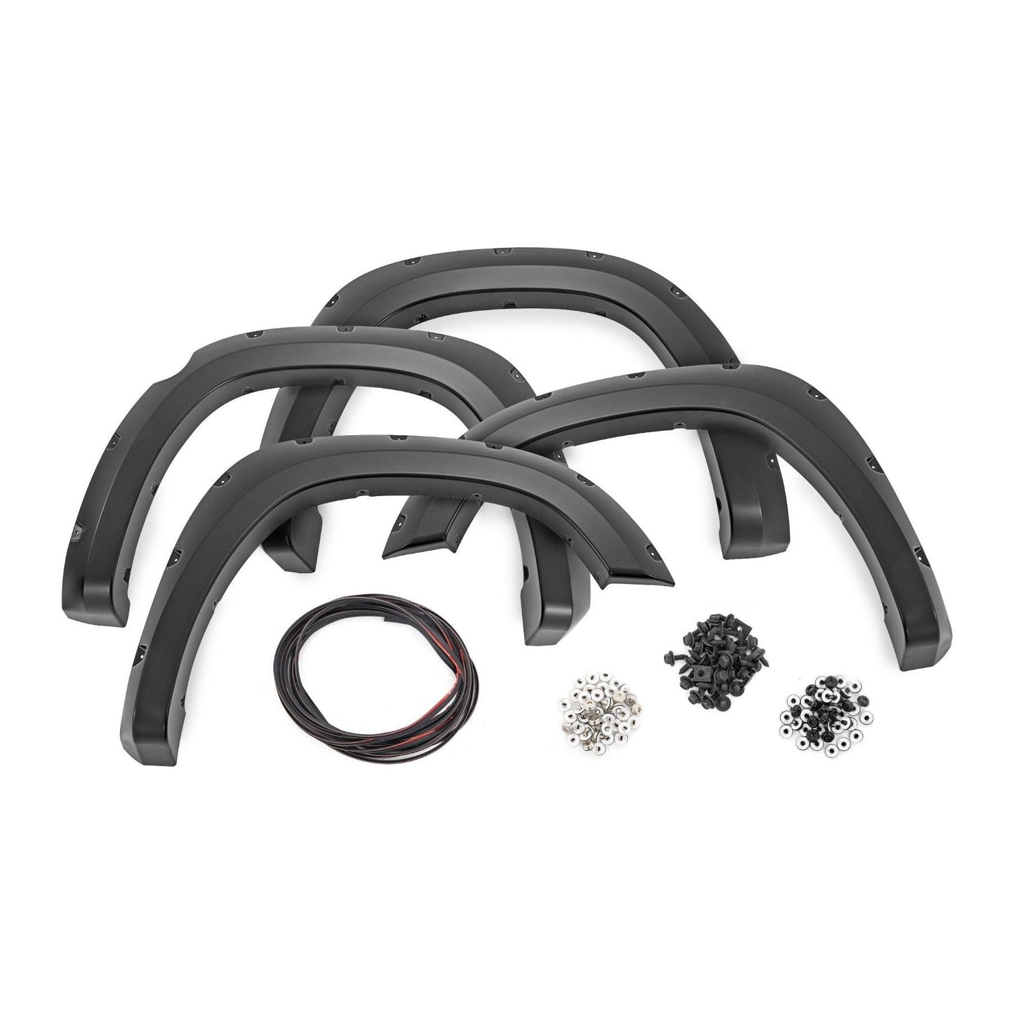 Rough Country Flat Black Pocket Fender Flares I F-D10914A