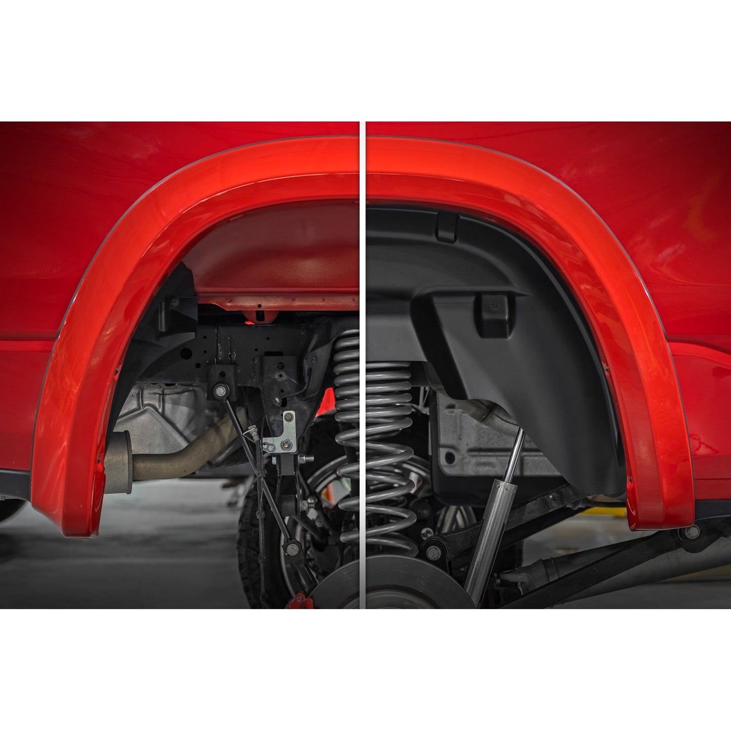 ROUGH COUNTRY Rear Wheel Well Liners | Ram 1500 2WD/4WD (2019-2025) | 4419A