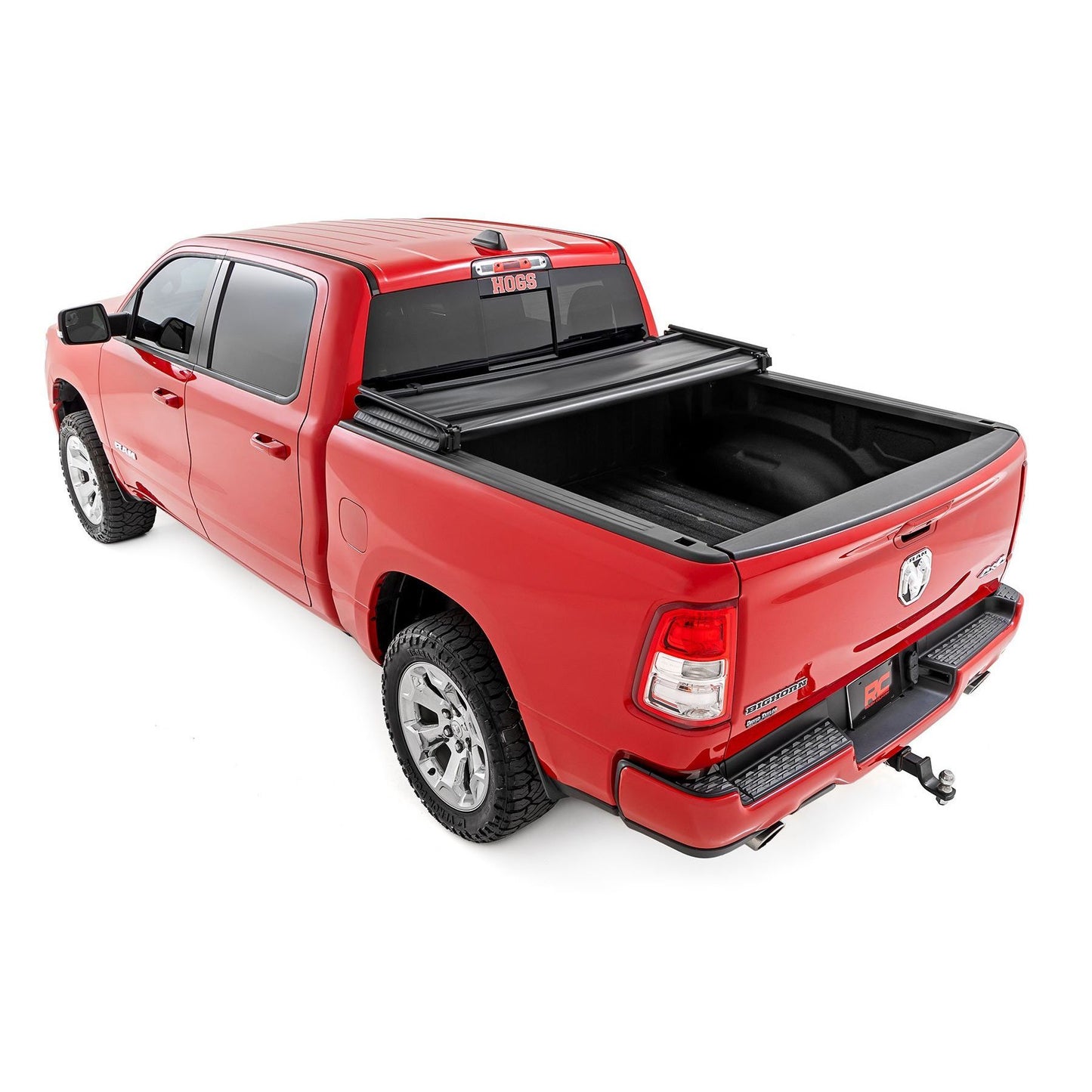 ROUGH COUNTRY Soft Tri-Fold Bed Cover | 6'4" Bed | Ram 1500 (19-25)/1500 TRX (21-24)  | 41309650A