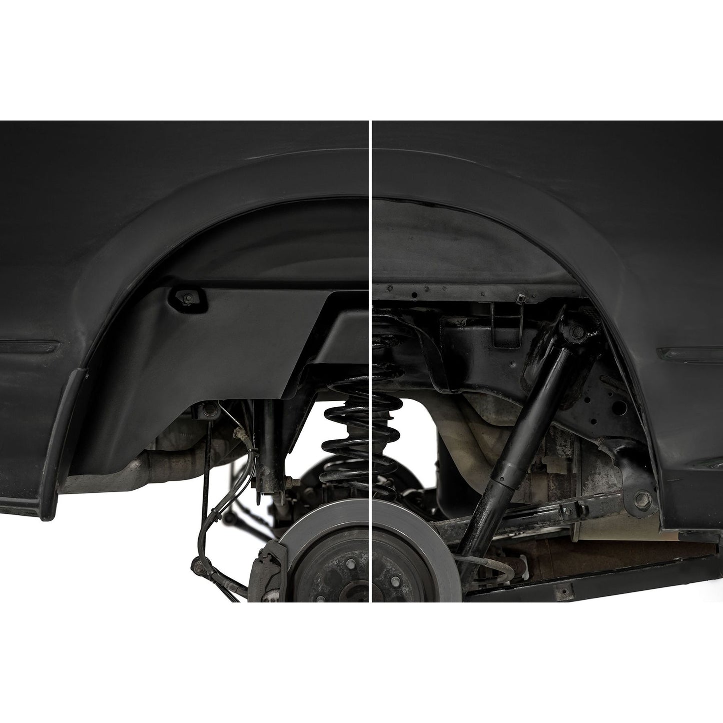 ROUGH COUNTRY Rear Wheel Well Liners | Ram 1500/2500/3500 2WD/4WD (2010-2025 & Classic) | 4609A