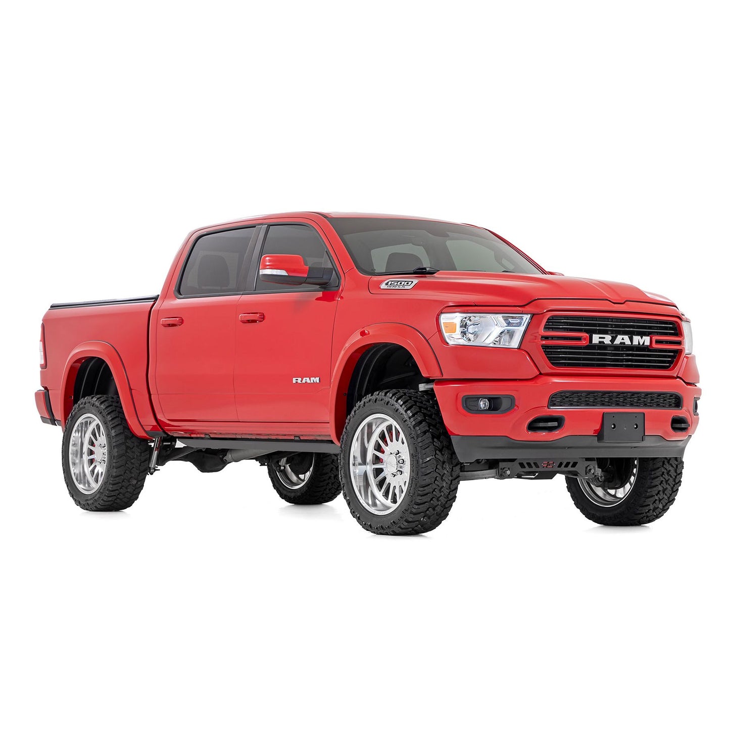 ROUGH COUNTRY Sport Fender Flares | PS2 Bright Silver Metallic | Ram 1500 2WD/4WD (19-24) | S-D10914-PS2
