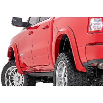 ROUGH COUNTRY Sport Fender Flares | PX8 Black Crystal | Ram 1500 2WD/4WD (2019-2024) | S-D10914-PX8