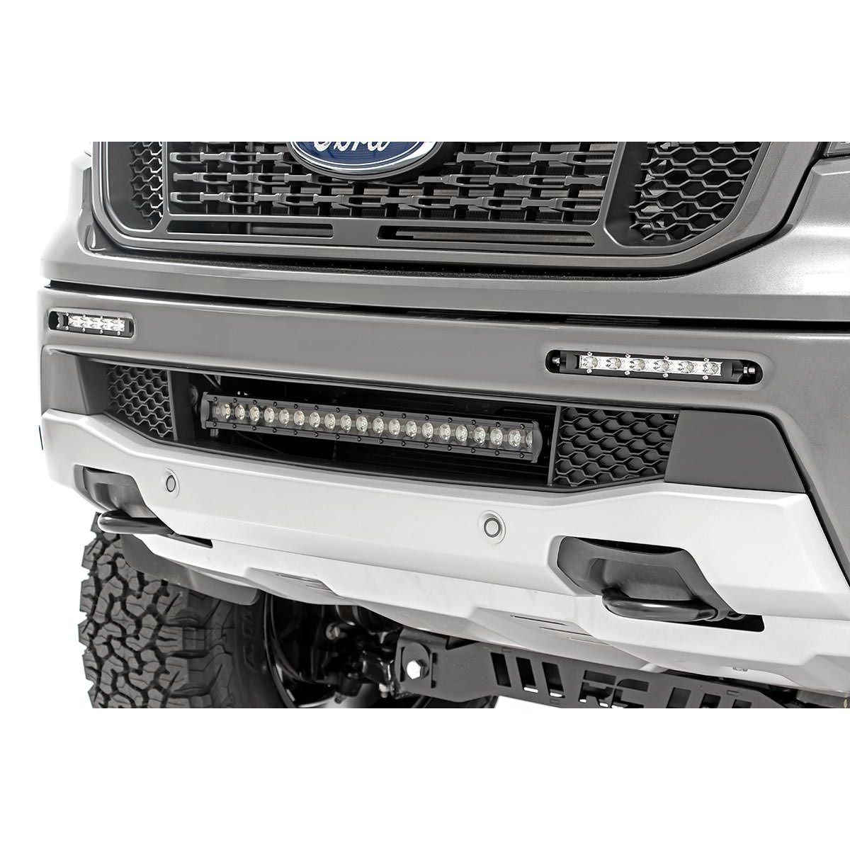 ROUGH COUNTRY LED Light Kit | Bumper Mount | 20" Spectrum Single Row | Ford Ranger (19-23) | 80815