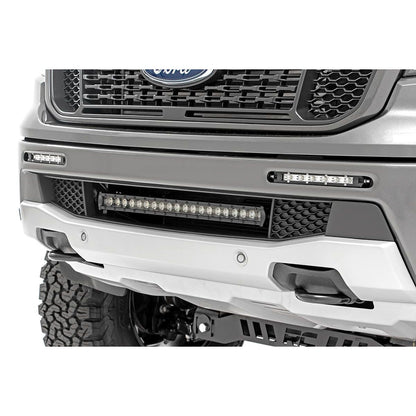 ROUGH COUNTRY LED Light Kit | Bumper Mount | 20" Spectrum Single Row | Ford Ranger (19-23) | 80815