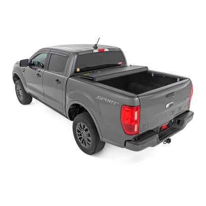 Rough Country 5' Bed Hard Tri-Fold Flip Up Bed Cover I 49220500