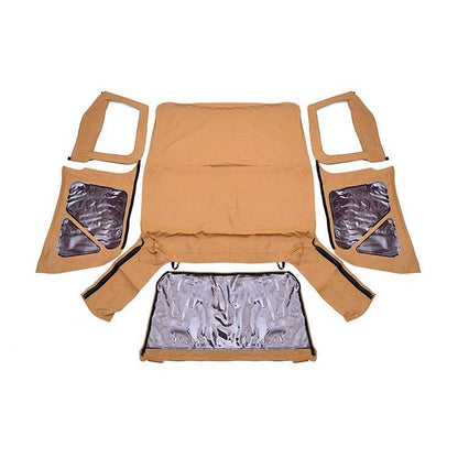 ROUGH COUNTRY Soft Top | Replacement | Spice | Half Doors | Jeep Wrangler TJ 4WD (97-06) | RC85350.70