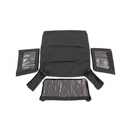 ROUGH COUNTRY Soft Top | Replacement | Black | 2 Door | Jeep Wrangler JK 4WD (2010-2018) | RC85460.35