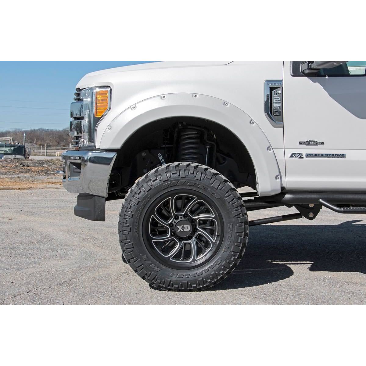 Rough Country Z1 | Oxford White Pocket Fender Flares I F-F21112-Z1