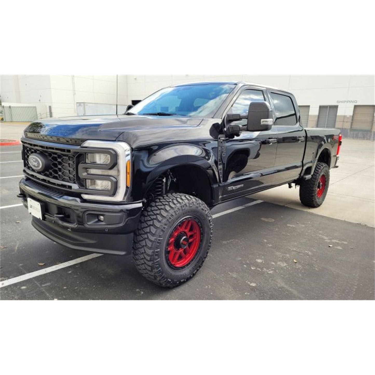 ReadyLIFT 4'' Coil Spring Lift Kit with Falcon 3.3 Front/Rear Shocks, Radius Arms, Dual Steering Stabilizer, and Front Track Bar Bracket  (F250/F350 Diesel ) 43-23440