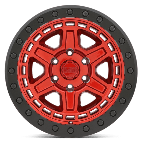 Black Rhino Hard Alloys RENO CANDY RED W/ BLACK RING & BOLTS