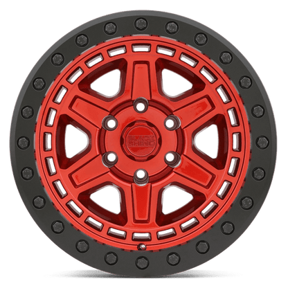 Black Rhino Hard Alloys RENO CANDY RED W/ BLACK RING & BOLTS