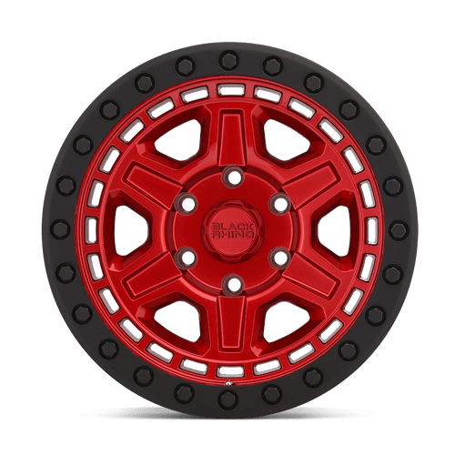 Black Rhino Hard Alloys RENO CANDY RED W/ BLACK RING & BOLTS