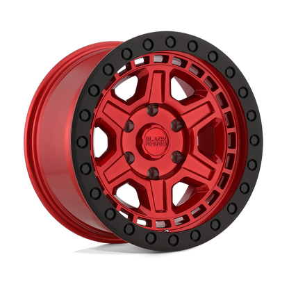 Black Rhino RENO CANDY RED W/ BLACK RING & BOLTS