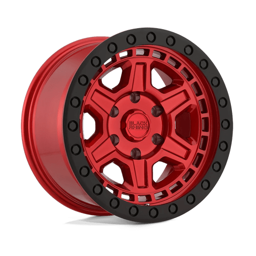 Black Rhino RENO CANDY RED W/ BLACK RING & BOLTS