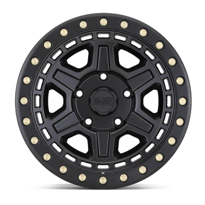 Black Rhino Hard Alloys RENO MATTE BLACK W/ BRASS BOLTS