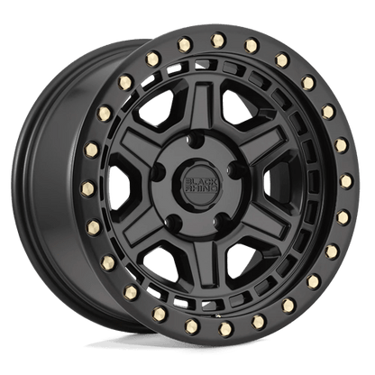 Black Rhino RENO MATTE BLACK W/ BRASS BOLTS