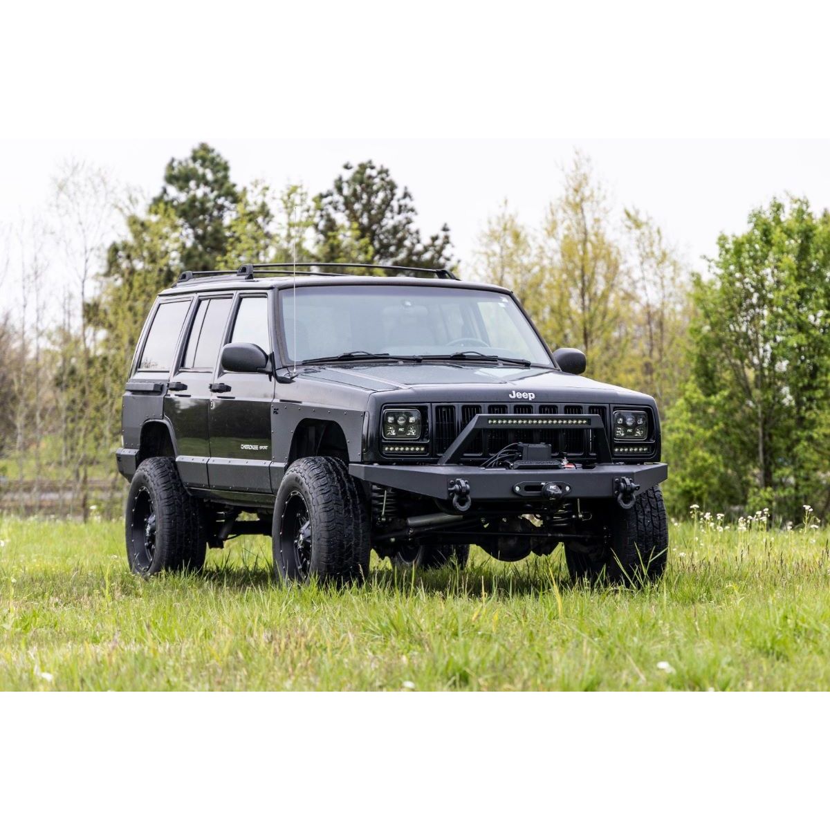 ROUGH COUNTRY Lower Door Armor | 4 Door | Jeep Cherokee XJ 2WD/4WD (1984-2001) | 10582