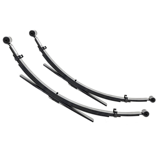ROUGH COUNTRY Rear Leaf Spings | 4" Lift | Pair | Ford Bronco/F-150 4WD (1980-1996) | 8029Kit