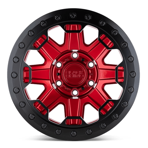 Black Rhino Hard Alloys RIFT BEADLOCK CANDY RED W/ BLACK RING