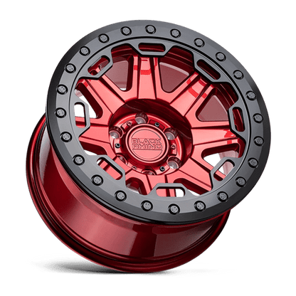 Black Rhino Hard Alloys RIFT BEADLOCK CANDY RED W/ BLACK RING