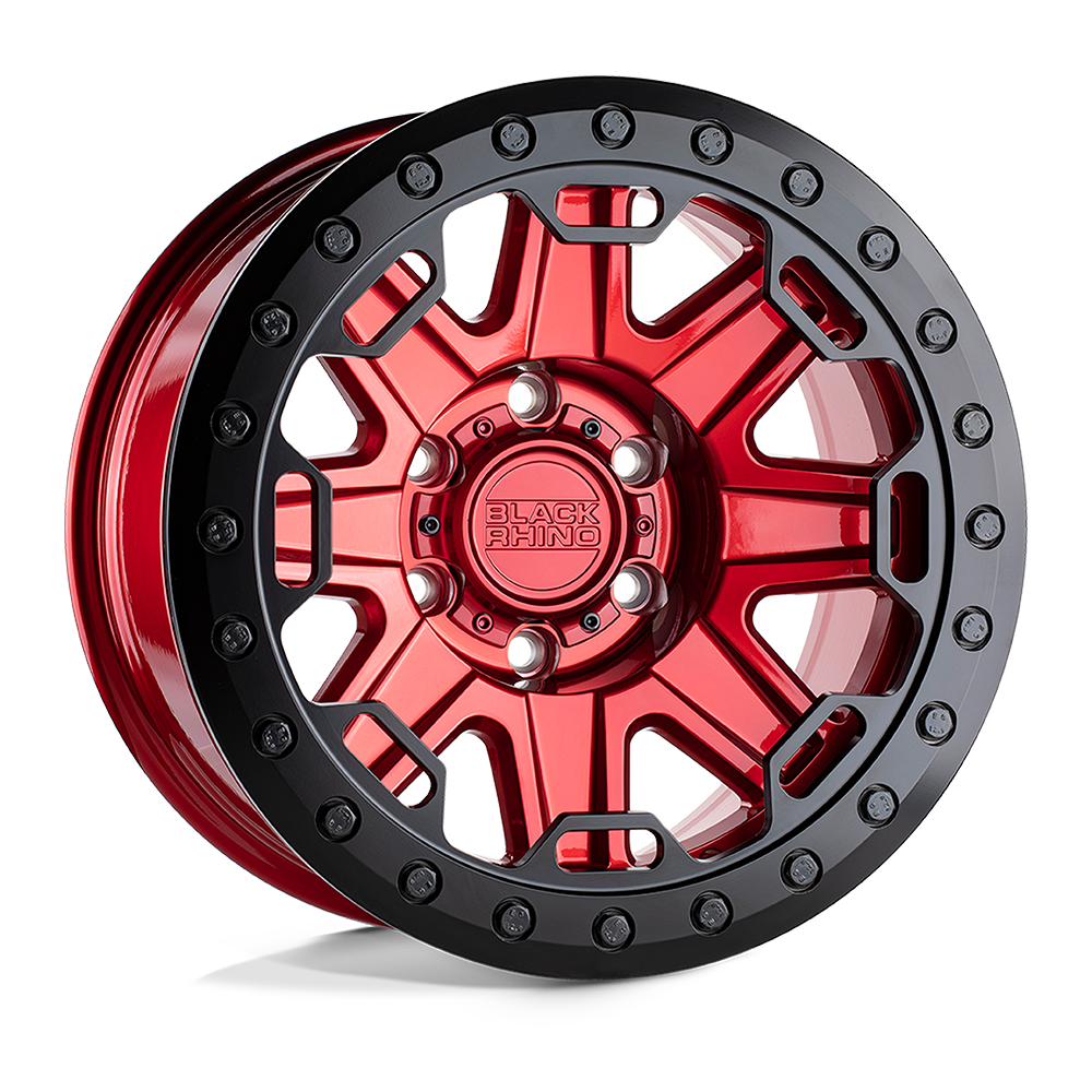 Black Rhino RIFT BEADLOCK CANDY RED W/ BLACK RING