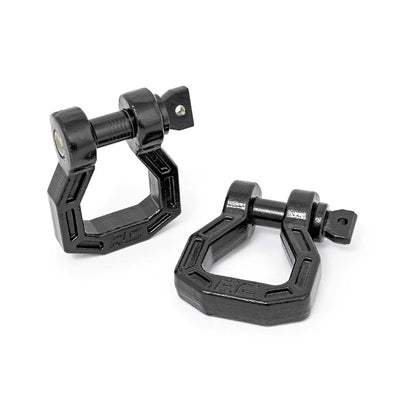 ROUGH COUNTRY D-Ring | Forged | Pair | Black | RS118