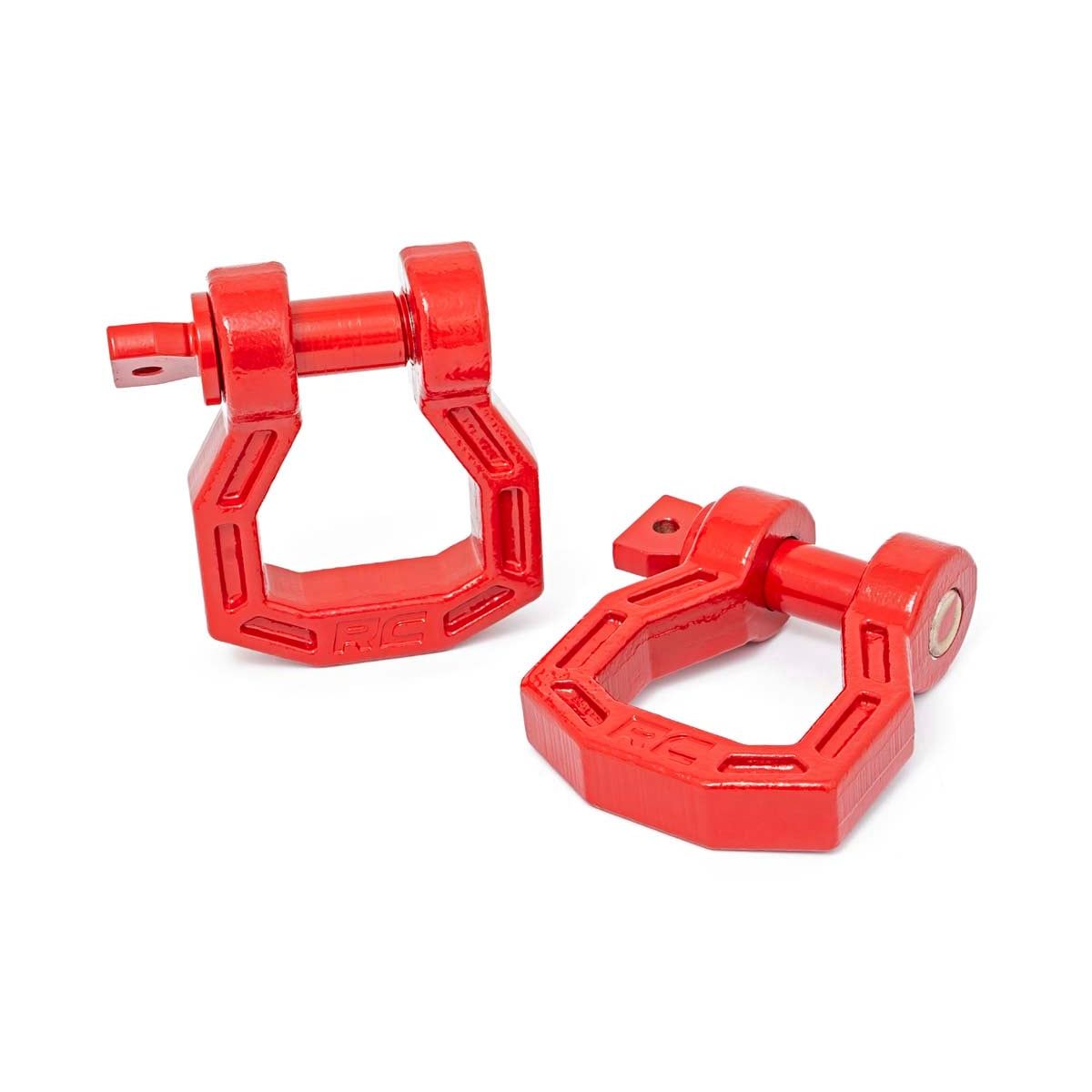 ROUGH COUNTRY D-Ring | Forged | Pair | Red | RS119