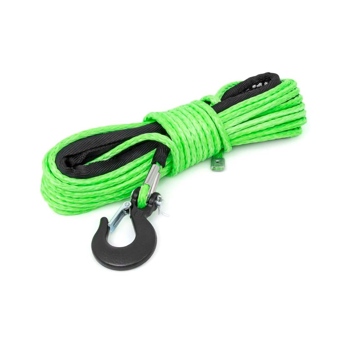 ROUGH COUNTRY Synthetic Rope | 1/4 Inch  | 50 Ft | Lime Green | RS142