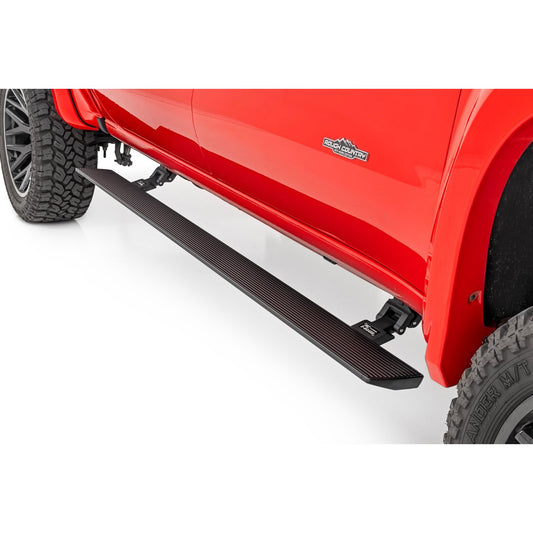 ROUGH COUNTRY Power Running Boards | Dual Electric Motor | Double Cab | Chevy/GMC 1500/2500HD/3500HD (19-26) | PSR51925