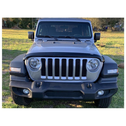 Auto Vent shade Bug Deflector SMOKE HIGH PROFILE BUGFLECTOR II Jeep Wrangler JL and Gladiator JT