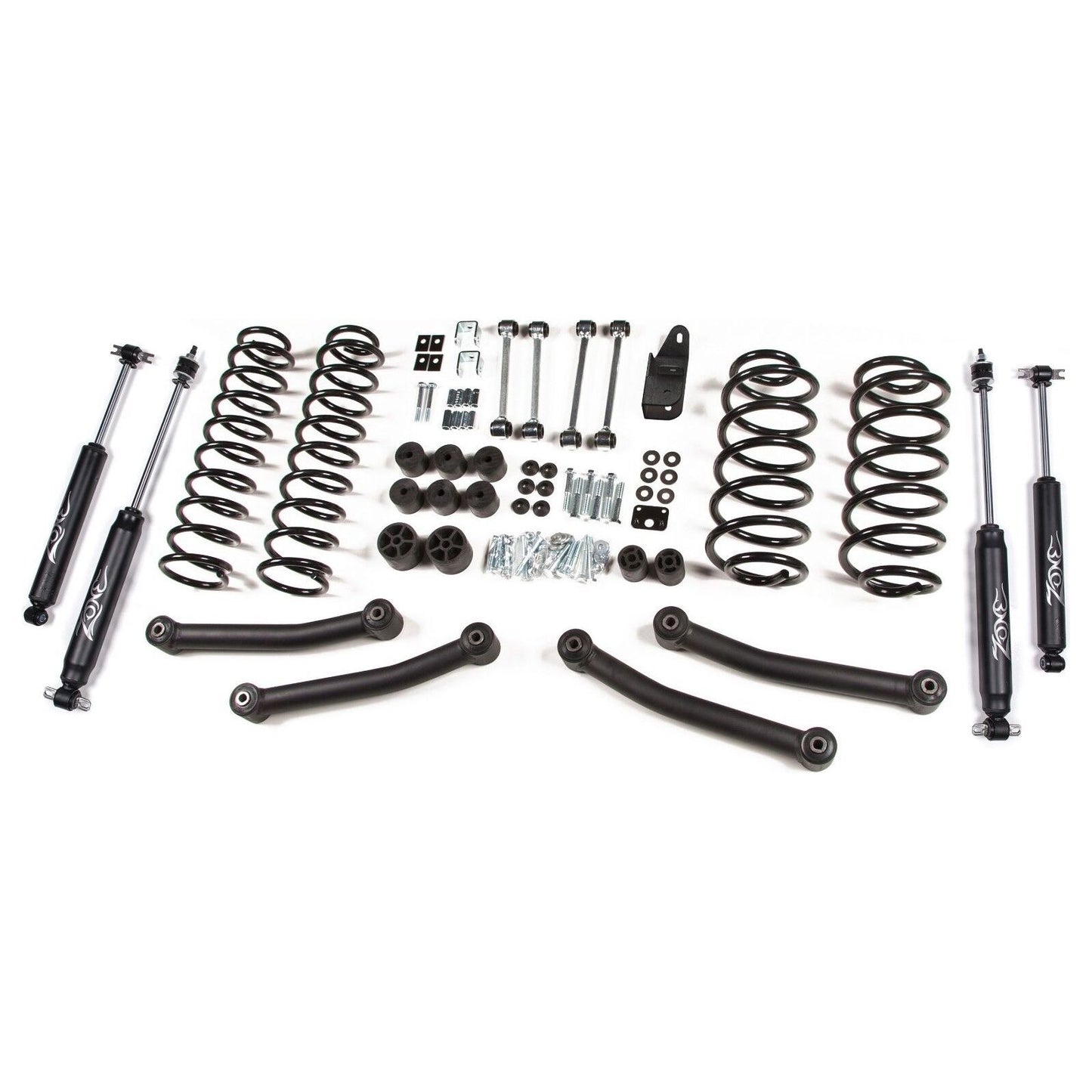 Zone OffRoad 4” Coil Spring Lift Kit for 2003 - 2006 Jeep Wrangler (TJ) - 4WD -  J11N