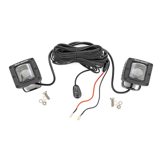 Rough Country  2 Inch Black Series LED Light Pods I 70907A