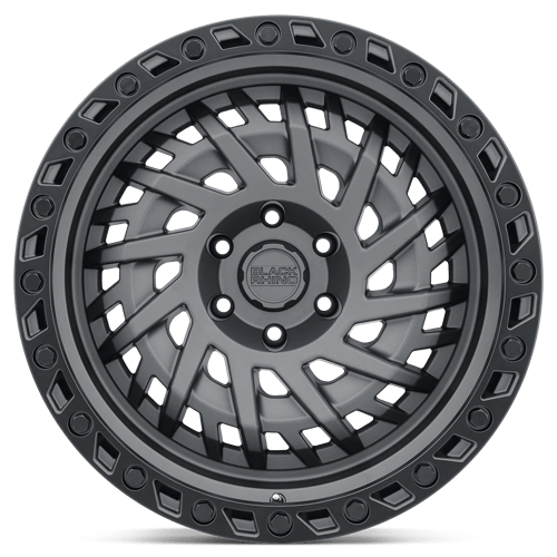 Black Rhino Hard Alloys SHREDDER MATTE GUNMETAL W/ BLACK RING